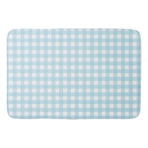 Tapis De Bain Faye et Lauren Baby En vichy bleu