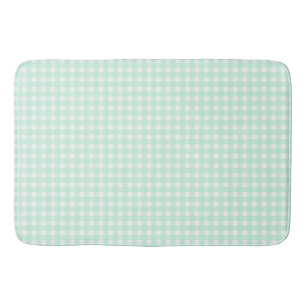 Tapis De Bain Faye et Lauren En vichy vert clair