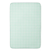 Tapis De Bain Faye et Lauren En vichy vert clair (devant Vertical)