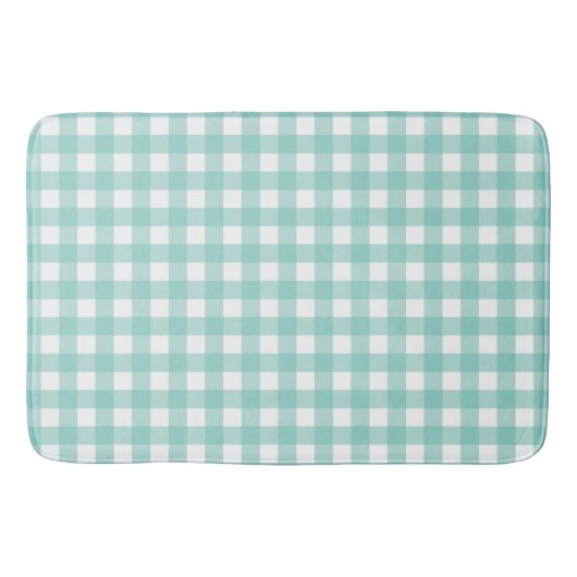 Tapis De Bain Faye et Lauren Green Plaid (Devant)