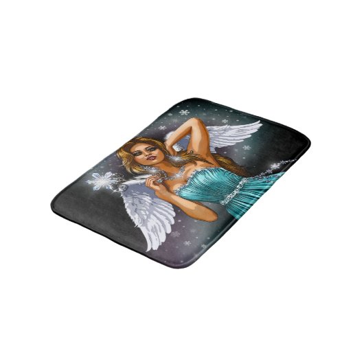 Tapis De Bain Fée d'Ange de Neige (Angle)