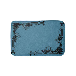 Tapis De Bain Fée de l'ombre de tournesol et chat cosmique