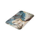 Tapis De Bain Femme bleue (Angle)
