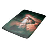 Tapis De Bain Femme dans la lumière et la fumée (Angle)