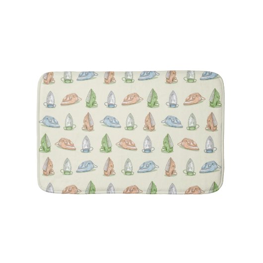 Tapis De Bain Fer à repasser Lave-linge patten (Devant)