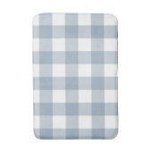 Tapis De Bain Ferme Rustic Blue Buffalo Plaid Carré (Devant (Vertical))