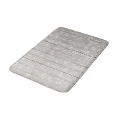 Tapis De Bain Ferme rustique Shabby Chic Bois Blanc Décoratif (Angle)