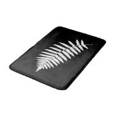 Tapis De Bain Fern 2, blanc et noir (Angle)