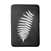 Tapis De Bain Fern 2, blanc et noir (Devant (Vertical))