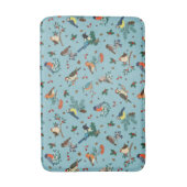 Tapis De Bain Festif Oiseaux d'hiver Motif de Noël (Devant (Vertical))