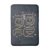 Tapis De Bain Festive Jingle et Mingle Holiday Design (Devant (Vertical))