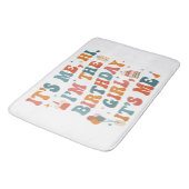 Tapis De Bain Fête Anniversaire Unique C'Est Moi Bonjour Im L'An (Angle)