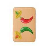 Tapis De Bain Fête des Mexicains Morts (Devant (Vertical))