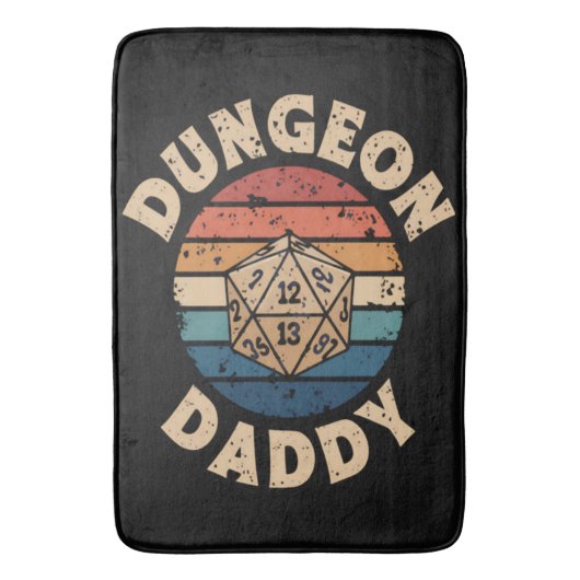 Tapis De Bain Fête des pères Dungeon Daddy (devant Vertical)