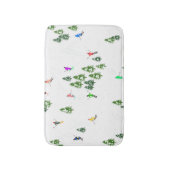 Tapis De Bain Fête d'Illustration de ski alpin Freeride (Devant (Vertical))