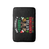 Tapis De Bain fêtes de noël en fureur (Devant (Vertical))