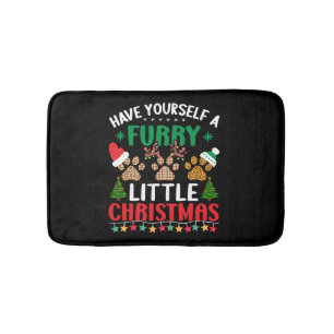 Tapis De Bain fêtes de noël en fureur