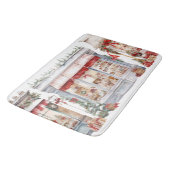 Tapis De Bain Fêtes Saison Thème de Noël Boutiques (Angle)