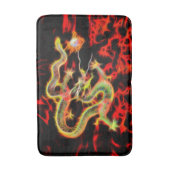 Tapis De Bain Feu de dragon sur Lucky Energy (Devant (Vertical))