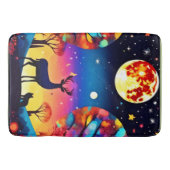 Tapis De Bain Feu de nuit de la forêt (Devant)