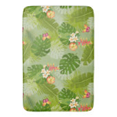Tapis De Bain Feuillage tropical vert d'été (devant Vertical)