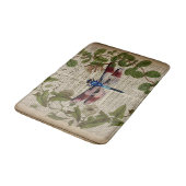 Tapis De Bain feuille botanique moderne vintage (Angle)
