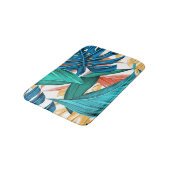 Tapis De Bain Feuille coloré (Angle)