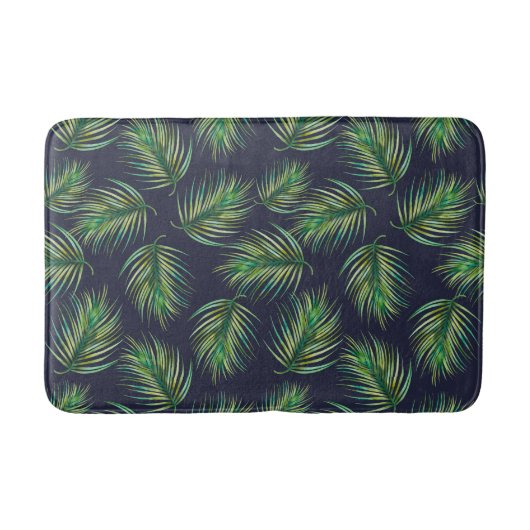 Tapis De Bain Feuille de fougère botanique (Devant)