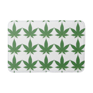 Tapis De Bain Feuille de mauvaises herbes