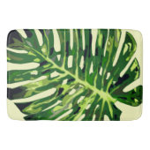 Tapis De Bain Feuille de monstère tropicale (Devant)
