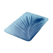 Tapis De Bain Feuille de palmier - cobalt et bleu ciel (Angle)