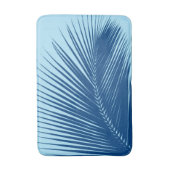 Tapis De Bain Feuille de palmier - cobalt et bleu ciel (Devant (Vertical))