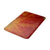 Tapis De Bain Feuille d'érable rouge Abstraite Automne Photograp (Angle)