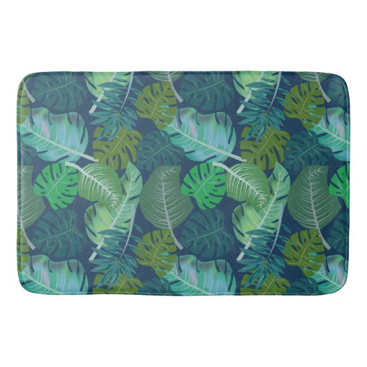 Tapis De Bain Feuille tropical (Devant)