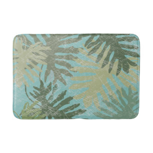 Tapis De Bain Feuille tropical fané