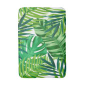 Tapis De Bain Feuille tropical vert (Devant (Vertical))
