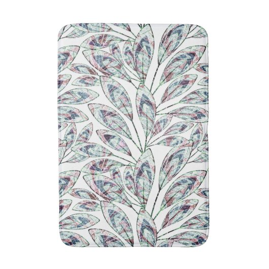 Tapis De Bain Feuilles. (Devant (Vertical))