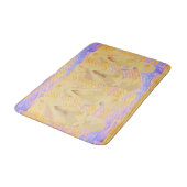 Tapis De Bain Feuilles Abstraites Sandales Couleurs Gras (Angle)