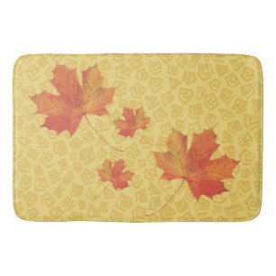 Tapis De Bain Feuilles automnales Bath Mat
