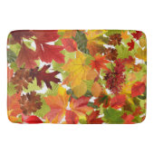 Tapis De Bain Feuilles automnales d'automne (Devant)