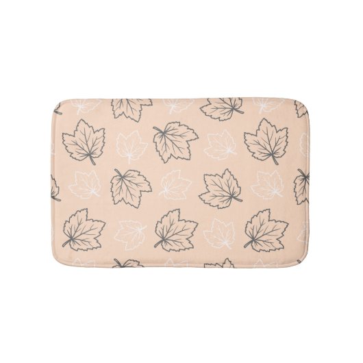Tapis De Bain Feuilles automnales d'automne (Devant)