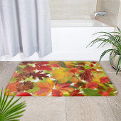 Tapis De Bain Feuilles automnales d'automne