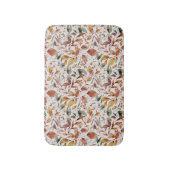 Tapis De Bain Feuilles automnales Vert Orange Rouge Jaune (Devant (Vertical))