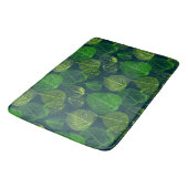 Tapis De Bain Feuilles biophiles esthétiques de squelette (Angle)