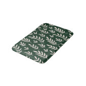 Tapis De Bain Feuilles blanches (Angle)