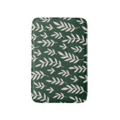 Tapis De Bain Feuilles blanches (Devant (Vertical))