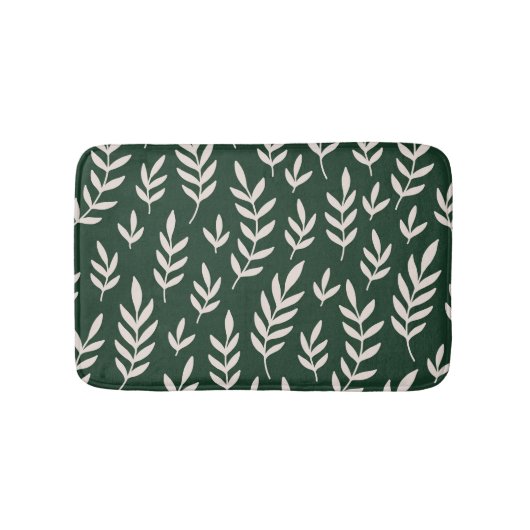Tapis De Bain Feuilles blanches (Devant)