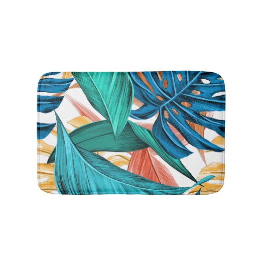 Tapis De Bain Feuilles colorées (Devant)