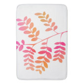 Tapis De Bain Feuilles couchers de soleil (devant Vertical)