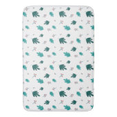 Tapis De Bain Feuilles d'arbre persistantes et baies de houx rou (devant Vertical)